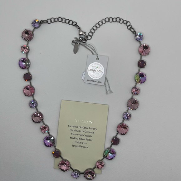 VINTAGE Atlantis Berlin Rimini Necklace in “Pinkish”🧜‍♀️ - Picture 4 of 9